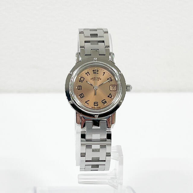 セール 美品 エルメス クリッパー レディース CL4.210 腕時計