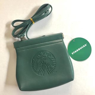 スターバックスコーヒー(Starbucks Coffee)の【新品】スターバックス 台湾限定 ポーチ ショルダー グリーン(ポーチ)