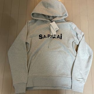 サカイ(sacai)の窪塚着 sacai x apc コラボスウェットパーカー　グレー　2　S サカイ(パーカー)