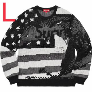 シュプリーム(Supreme)のsupreme digital flag sweater シュプリーム ニット(ニット/セーター)