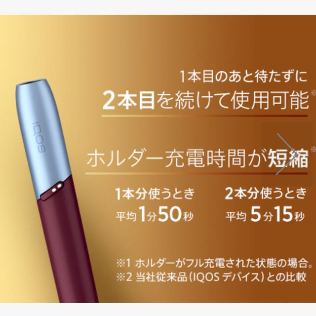 IQOS(アイコス)の限定色 フロステッドレッド アイコス3 DUO IQOS 本体 送料無料 スマホ/家電/カメラの生活家電(その他)の商品写真