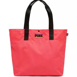 ヴィクトリアズシークレット(Victoria's Secret)のヴィクシー VS PINK スナップトートバッグ コーラルオレンジ(トートバッグ)