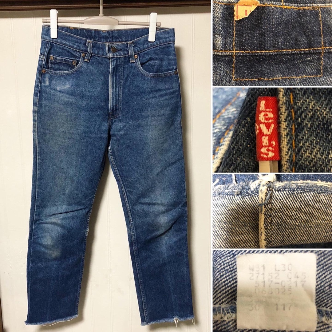 Levi's - USA製 87年 Levis 517-0217 66後期 ブーツカット W31の Levi's - USA製 87年 Levis 517-0217 66後期 ブーツカット W31の