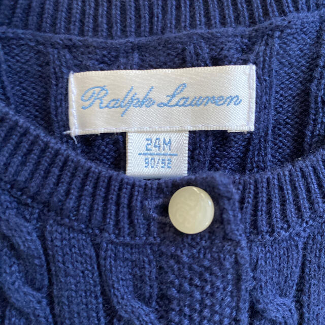 Ralph Lauren(ラルフローレン)のRalph Lauren カーディガン 24M 90cm ラルフローレン キッズ/ベビー/マタニティのキッズ服女の子用(90cm~)(カーディガン)の商品写真