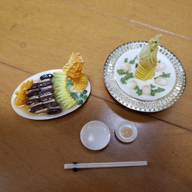 海洋堂(カイヨウドウ)の焼ネギとナマコの醤油煮 エンタメ/ホビーのフィギュア(その他)の商品写真