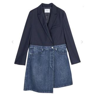 アメリヴィンテージ(Ameri VINTAGE)の555no様専用 定価以下 DENIM DOCKING JACKETネイビーS(テーラードジャケット)