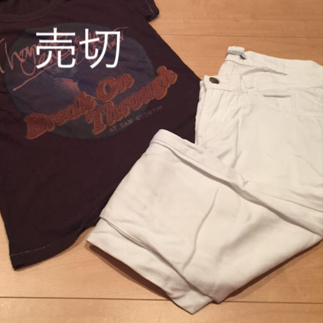 moussy(マウジー)のホワイトデニム レディースのトップス(Tシャツ(半袖/袖なし))の商品写真