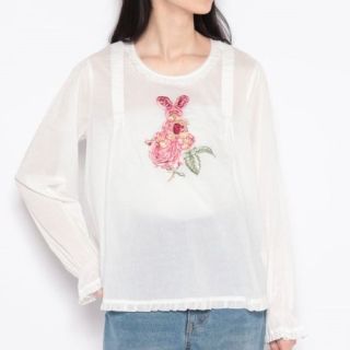 ピンクハウス(PINK HOUSE)の新品✨タグ付き♪ 定価28,600円 ピンクハウス　ブラウス　大特価‼️(シャツ/ブラウス(長袖/七分))