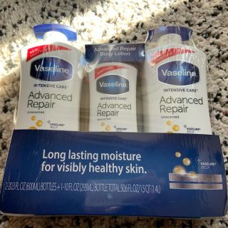 ヴァセリン(Vaseline)の【大容量】Vaseline ボディクリーム　295ml 1本、600ml 2本(ボディローション/ミルク)