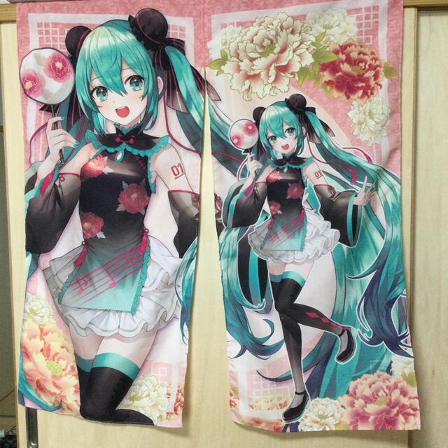 初音ミク　のれん エンタメ/ホビーのおもちゃ/ぬいぐるみ(キャラクターグッズ)の商品写真