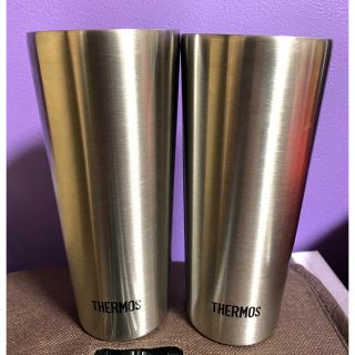 サーモス(THERMOS)のサーモス 真空断熱タンブラー 400ml セット ステンレス JDI-400P(タンブラー)