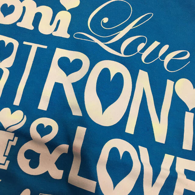 RONI(ロニィ)のサンプルRONI♥️チュールTシャツ♥️ブルーS キッズ/ベビー/マタニティのキッズ服女の子用(90cm~)(Tシャツ/カットソー)の商品写真