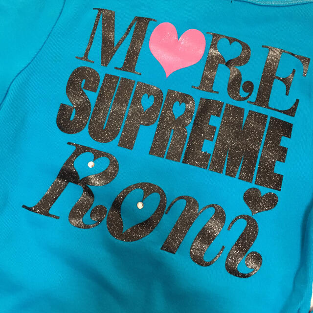 RONI(ロニィ)のサンプルRONI♥️ブルーチュールTシャツ♥️S キッズ/ベビー/マタニティのキッズ服女の子用(90cm~)(Tシャツ/カットソー)の商品写真