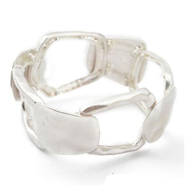 Auntie Rosa(アンティローザ)のWide matte silver bangle No.366 レディースのアクセサリー(ブレスレット/バングル)の商品写真