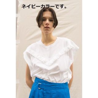 ズッカ(ZUCCa)の美品 zucca ズッカ コットンリネンジャージィー カットソー Tシャツ M(Tシャツ(半袖/袖なし))