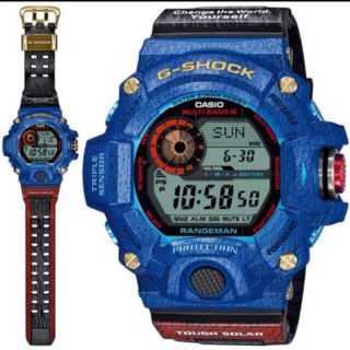 ジーショック(G-SHOCK)のレンジマン ソーラー ブルー＆ブラック＆レッド GW-9406KJ-2JR (腕時計(デジタル))