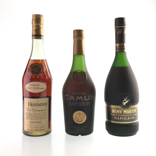 3本 REMY MARTIN CAMUS Hennessy コニャック