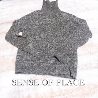 センスオブプレイスバイアーバンリサーチ(SENSE OF PLACE by URBAN RESEARCH)のSENSE OF PLACE センスオブプレイス  タートルネック　ニット(ニット/セーター)