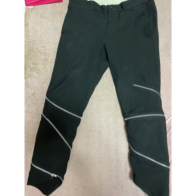 Comme des garçons 18aw 螺旋zip pants 【スーパーセール】 11100円