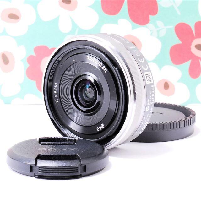 ❤SONY 単焦点 SEL16F28❤パンケーキレンズ Eマウント❤ 大人気❤️