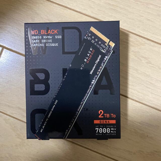 WD Black SN850シリーズ SSD 2TB M.2 PCIe GenPCパーツ