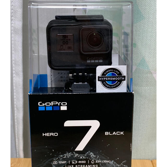 2台 即納 新品未開封   Go Pro HERO7 BLACK  4k