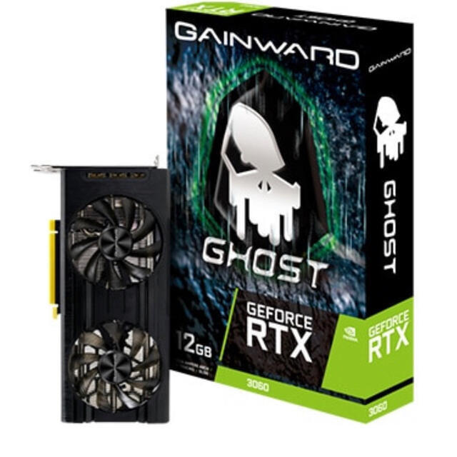 RTX3060 GHOST 12G GDDR6 192bit 3-DP HDMIPC/タブレット