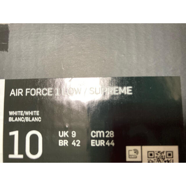 Supreme Nike Air Force1 28cm US10 送料込