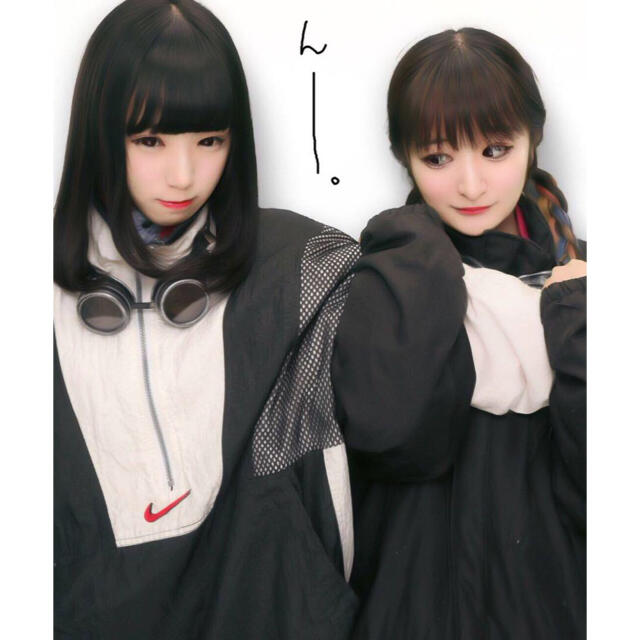 アユニ・D 着用 90's NIKE ナイロンジャケット 銀タグ www
