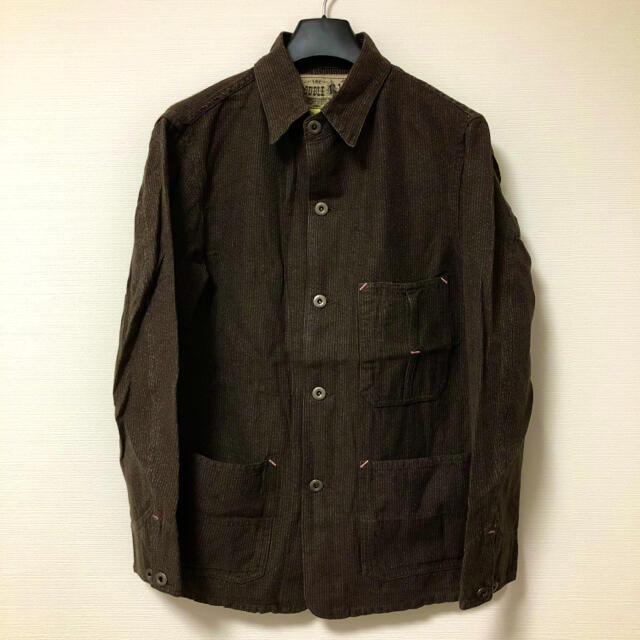 RRL(ダブルアールエル)のキムタク着 グランメゾン東京 RRL ワークジャケット カバーオール シャツ S メンズのジャケット/アウター(カバーオール)の商品写真