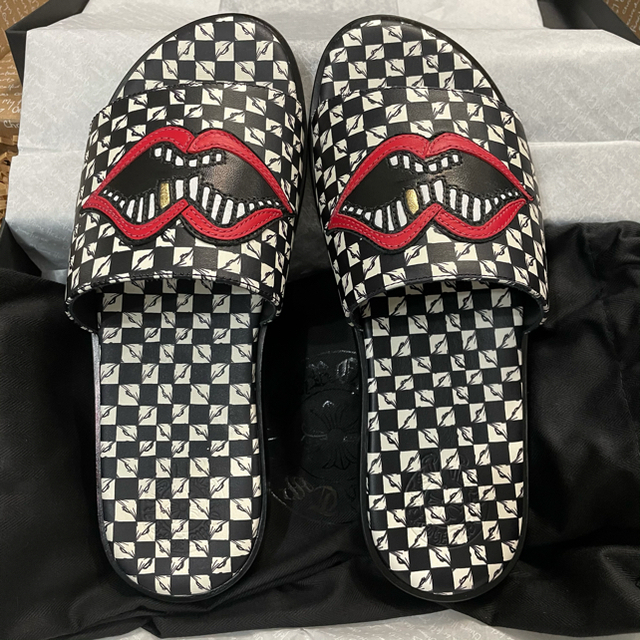 メンズCHROME HEARTS chomper slidesサンダル