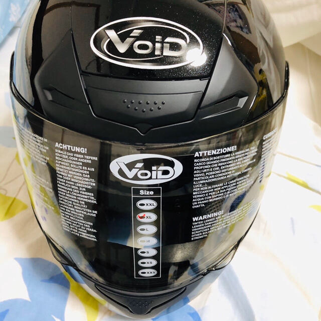 フルフェイスヘルメット　黒　ラメ加工　XL PSCマーク付き 自動車/バイクのバイク(ヘルメット/シールド)の商品写真