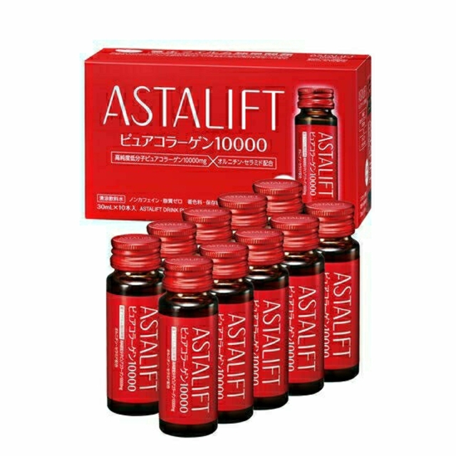 ASTALIFT(アスタリフト)のアスタリフト ドリンク ピュアコラーゲン10000 6箱×3セット  食品/飲料/酒の健康食品(コラーゲン)の商品写真