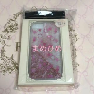 メゾンドフルール(Maison de FLEUR)の新品♡ローズリボングリッターiPhone7/8ケース♡メゾンドフルール(iPhoneケース)