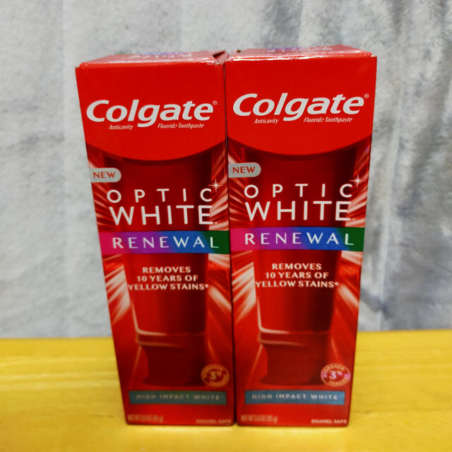 Colgate Optic White Renewal コスメ/美容のオーラルケア(歯磨き粉)の商品写真