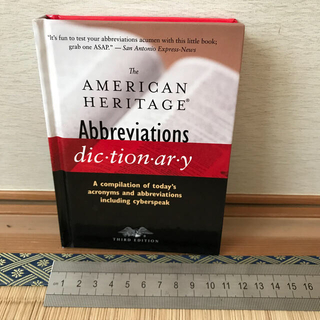 【洋書】abbreviation dictionary(語学/参考書)