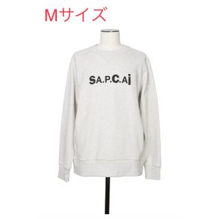 サカイ(sacai)のSacai × A.P.C  Tani スウェット グレー Mサイズ　サカイ(スウェット)