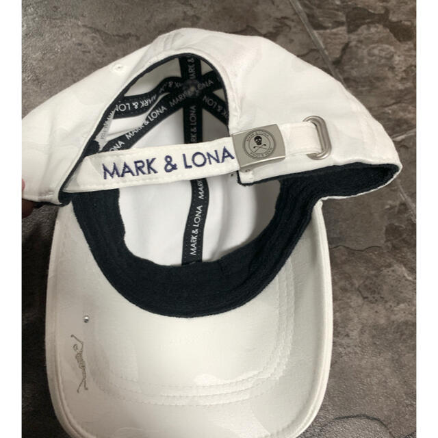 MARK&LONA(マークアンドロナ)の【MARK&LONA】ゴルフ　キャップ　ホワイト スポーツ/アウトドアのゴルフ(ウエア)の商品写真