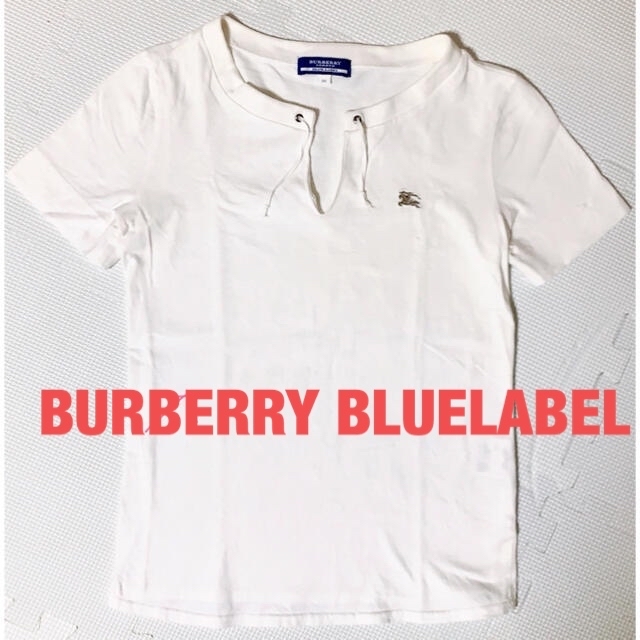 BURBERRY BLUE LABEL(バーバリーブルーレーベル)の【美品】Burberry ブルーレーベル Tシャツ シンプル トップス ♡38 レディースのトップス(Tシャツ(半袖/袖なし))の商品写真