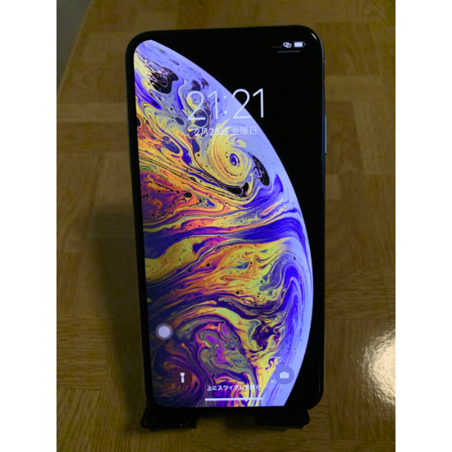 143モデル番号iPhone Xs Max 64G ホワイト SIMフリー バッテリー100%