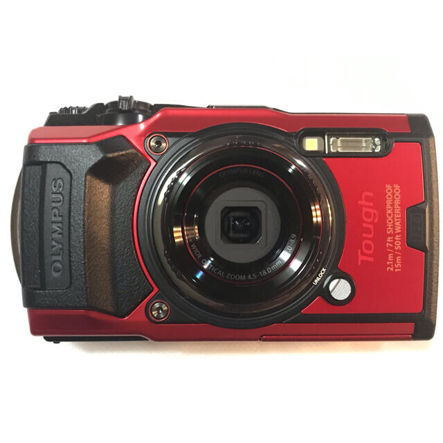 olympus tough tg-6 RED 未使用品　初期不良1ヶ月補償