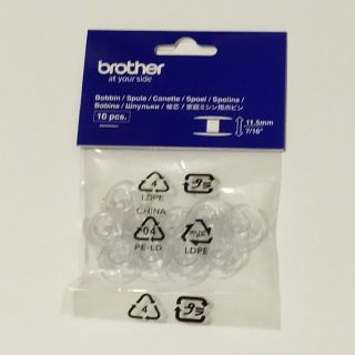 ブラザー(brother)のブラザー ミシン 用 ボビン　樹脂　11.5mm　10個入り(その他)