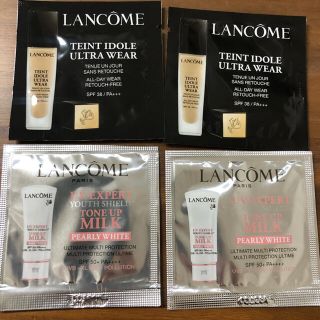 ランコム(LANCOME)のランコムファンデーションサンプル4点(サンプル/トライアルキット)