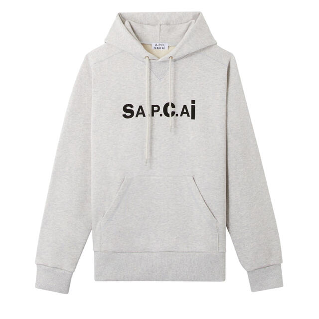 メンズsacai x A.P.C. Taiyo Hoodie Light Grey