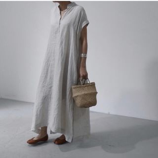 週末値下げ中★美品★ argue linen dress(ロングワンピース/マキシワンピース)