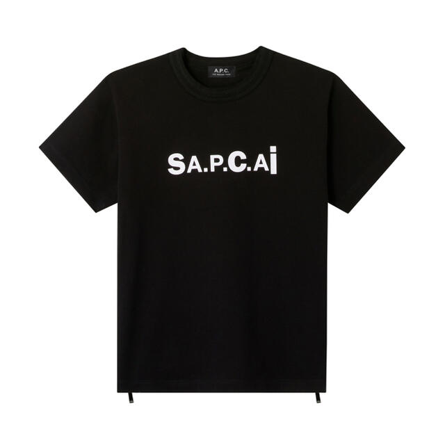 sacai x A.P.C. Men's Kiyo T-Shirt Blackメンズ