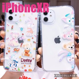 ダッフィー(ダッフィー)の新品 iPhoneXR ダッフィー フレンズ スマホケース ディズニー カバー(iPhoneケース)