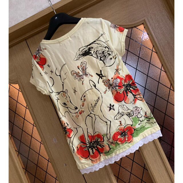 ScoLar(スカラー)の❤️スカラーの　バンビちゃんTシャツ❤️ レディースのトップス(Tシャツ(半袖/袖なし))の商品写真