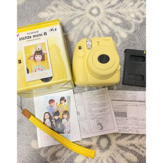 フジフイルム(富士フイルム)のFUJIFILM  instax mini8  チェキ  YELLOW(フィルムカメラ)