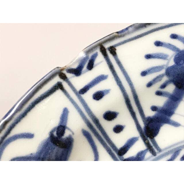 骨董 古伊万里 染付 芙蓉手 飛蝗花文 七寸皿 2枚 | angeloawards.com